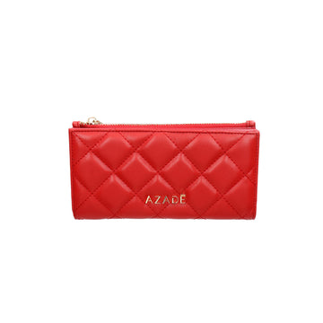 Azade Quilted Wallet Red